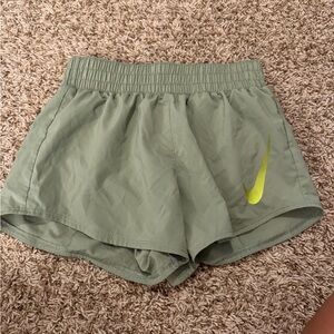 Nike Women's Green Athletic Shorts